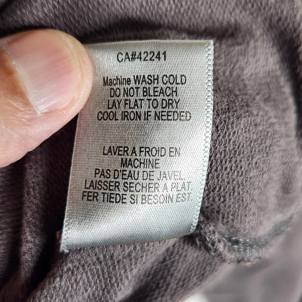 Young Fabulous‎ & Broke YFB Hoodie Size Medium Gray Full Zip Sweatshirt Comfy